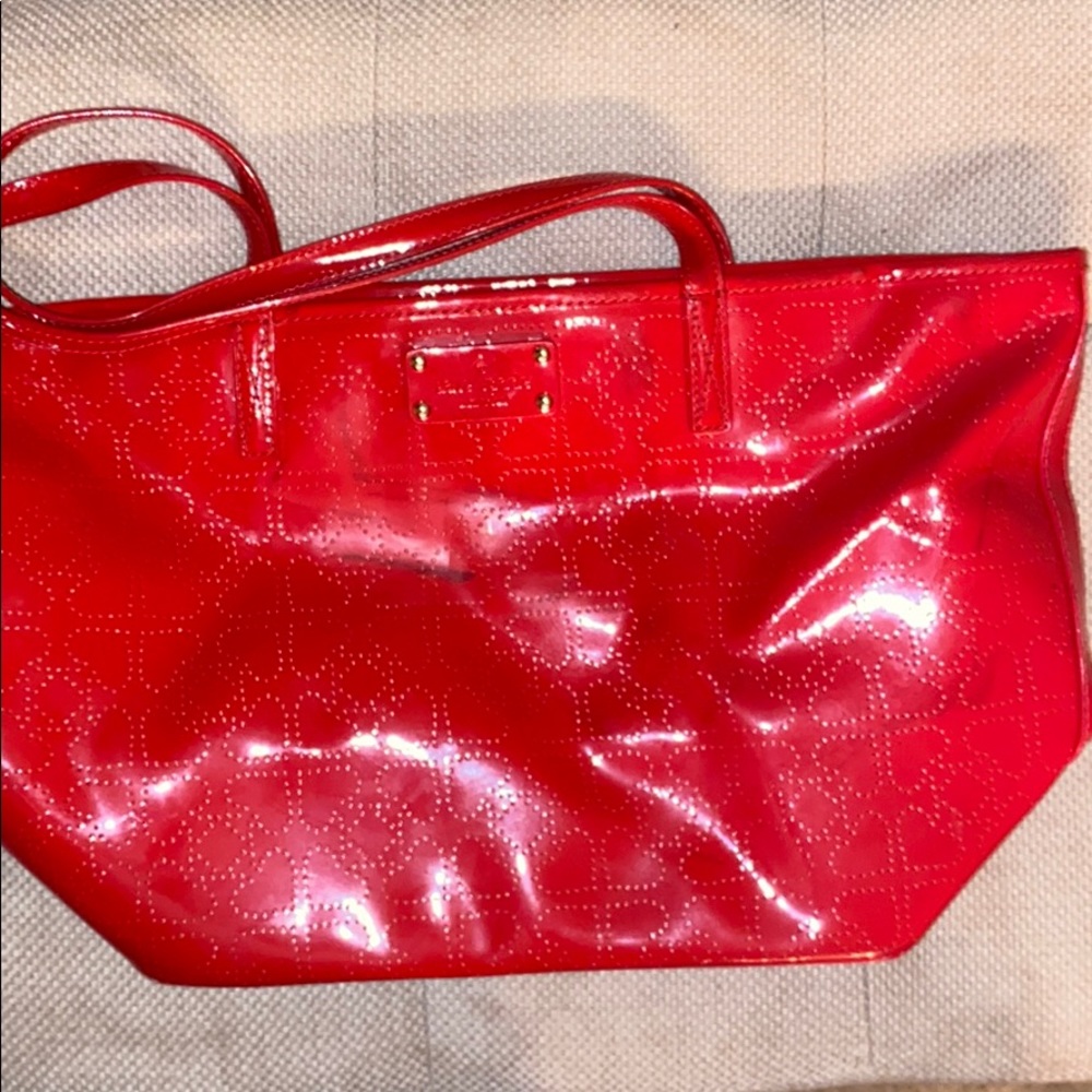 Kate spade RED PRINT BAG